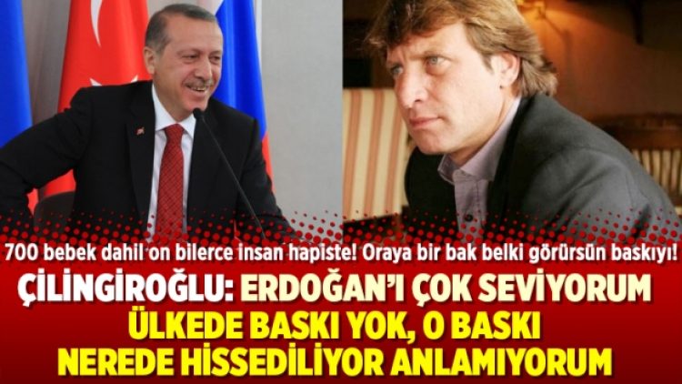 Kaya Çilingiroğlu: Ülkede baskı yok, o baskı nerede hissediliyor anlamıyorum