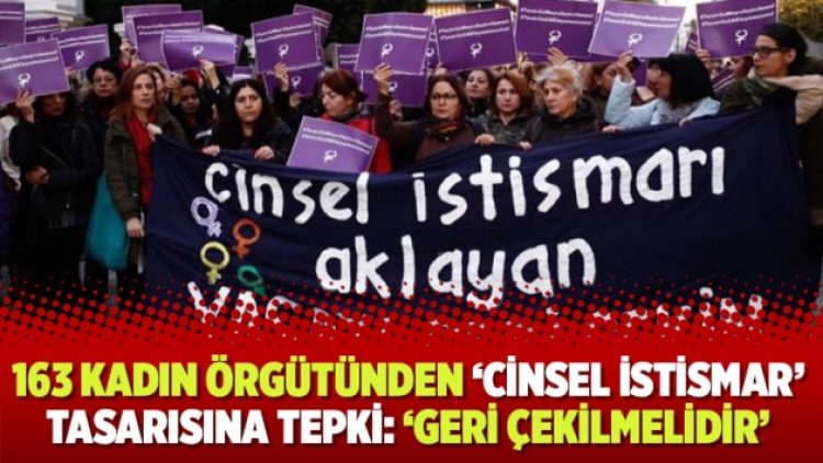 163 kadın örgütünden ‘cinsel istismar’ tasarısına tepki: ‘Geri çekilmelidir’
