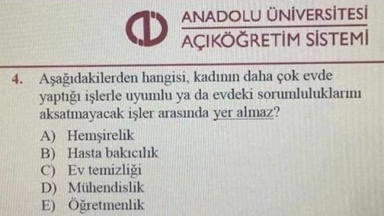 Üniversiteden açıklama: O soru sınavlarımızda yoktu