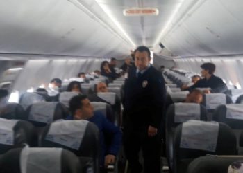 Anadolujet yolcularını polis uçaktan indirdi!