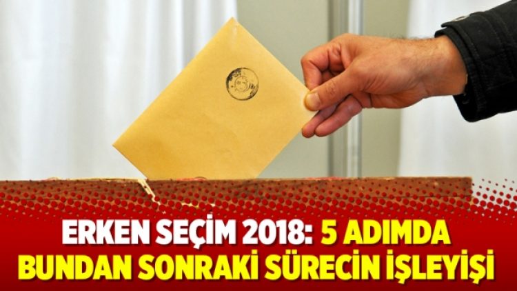 Erken Seçim 2018: 5 adımda bundan sonraki sürecin işleyişi