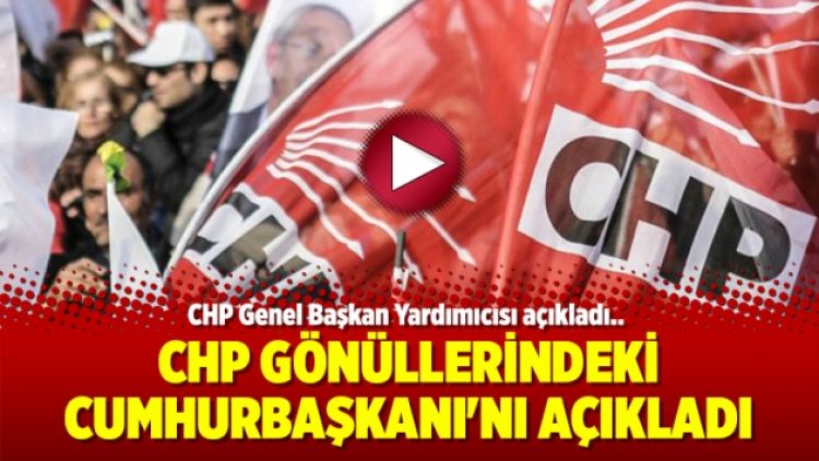 CHP’liler gönüllerindeki Cumhurbaşkanı’nı açıkladı