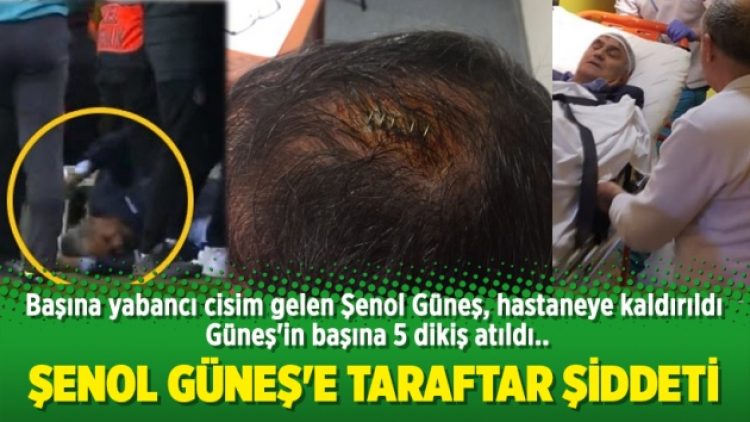 Şenol Güneş’e tribün şiddeti