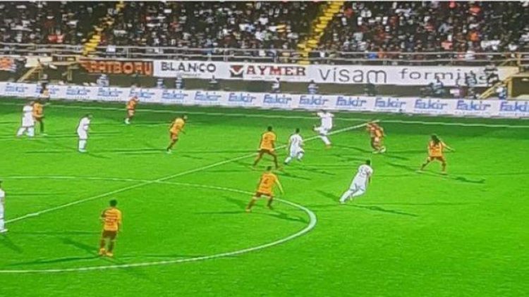 Aytemiz Alanyaspor Galatasaray maçına damga vuran karar