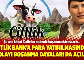 Çiftlik Bank para yatırılmasından dolayı boşanma davaları da açıldı
