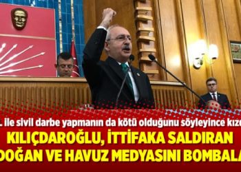 Kılıçdaroğlu, ittifaka saldıran Erdoğan ve havuz medyasını bombaladı