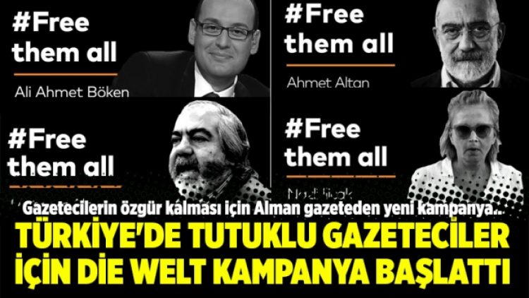 Türkiye’de tutuklu gazeteciler için Die Welt kampanya başlattı