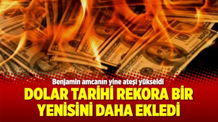 Dolar tarihi rekora bir yenisini daha ekledi