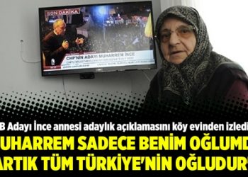 “Muharrem sadece benim oğlumdu, artık tüm Türkiye’nin oğludur”