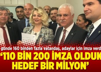 Koray Aydın: 110 bin imza olduk hedef bir milyon