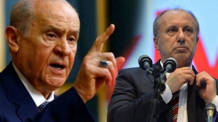 Bahçeli’den CHP’nin adayı Muharrem İnce’yle ilgili açıklama