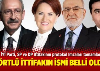 Dörtlü ittifakın ismi belli oldu