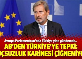 AB’den Türkiye’ye tepki: Suçsuzluk karinesi çiğneniyor