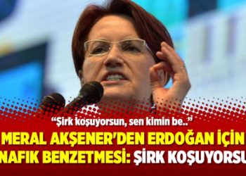 Meral Akşener’den Erdoğan için münafık benzetmesi: Şirk koşuyorsun..