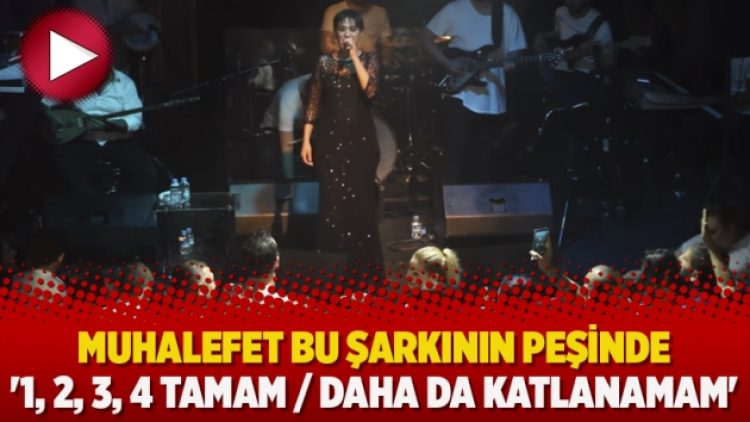 Muhalefet bu şarkının peşinde: ‘1, 2, 3, 4 tamam / Daha da katlanamam’
