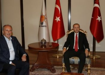 Erdoğan-İnce görüşmesinde dikkat çeken koltuk detayı