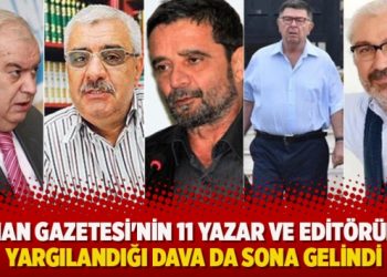 Zaman Gazetesi’nin 11 yazar ve editörünün yargılandığı dava da sona gelindi