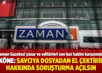 Türköne: Savcıya dosyadan el çektirilsin, hakkında soruşturma açılsın