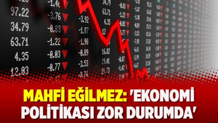 Mahfi Eğilmez: ‘Ekonomi politikası zor durumda’