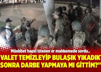 “Tuvalet temizleyip bulaşık yıkadıktan sonra darbe yapmaya mı gittim?”