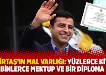 Selahattin Demirtaş mal varlığını açıkladı: Yüzlerce kitap, binlerce mektup ve bir diploma