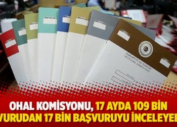 OHAL komisyonu 17 ayda 109 bin başvurudan 17 bin başvuruyu iceneleyebildi