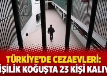 Türkiye’de cezaevleri: 8 kişilik koğuşta 23 kişi kalıyor