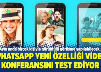 WhatsApp yeni özelliği video konferansını test ediyor