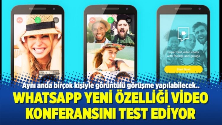 WhatsApp yeni özelliği video konferansını test ediyor