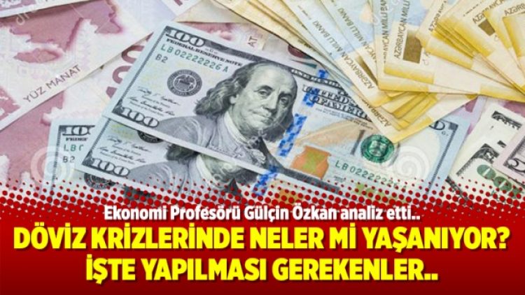 Döviz krizlerinde neler mi yaşanıyor? İşte yapılması gerekenler..
