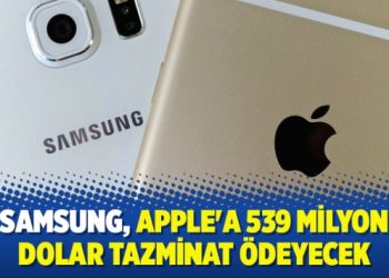 Samsung, Apple’a 539 milyon dolar tazminat ödeyecek