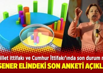 Akşener elindeki son anketi açıkladı
