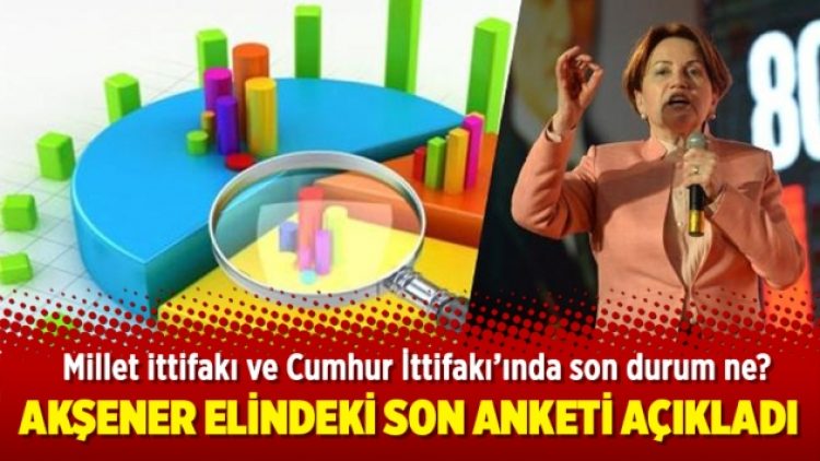 Akşener elindeki son anketi açıkladı