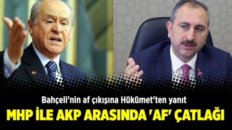 Bahçeli’nin af çıkışına Hükümet’ten yanıt