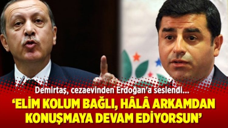Demirtaş cezaevinden Erdoğan’a seslendi