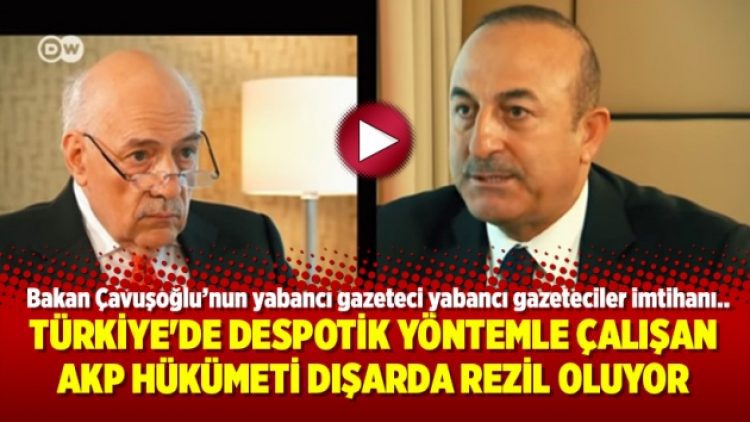 Türkiye’de despotik yöntemle çalışan AKP hükümeti dışarda rezil oluyor