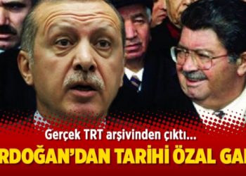 Erdoğan’dan tarihi Özal gafı!