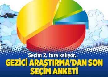 Gezici Araştırma’dan son seçim anketi