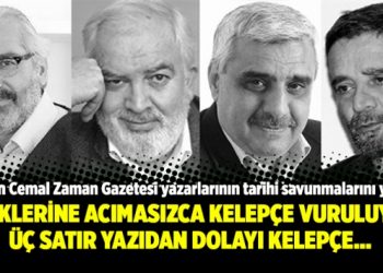 Cemal: Bileklerine acımasızca kelepçe vuruluyor, üç satır yazıdan dolayı kelepçe…
