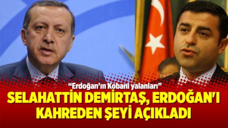 Selahattin Demirtaş, Erdoğan’ı kahreden şeyi açıkladı