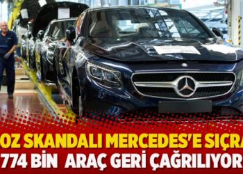 Egzoz skandalı Mercedes’e sıçradı; 774 bin  araç geri çağrılıyor