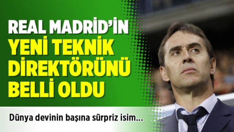 Real Madrid, yeni teknik direktörünü açıkladı