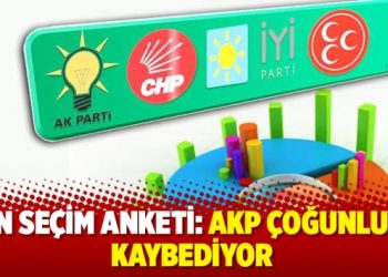 Son seçim anketi: AKP çoğunluğu kaybediyor