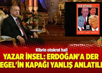 Yazar İnsel: Erdoğan’a Der Spiegel’in kapağı yanlış anlatılmış