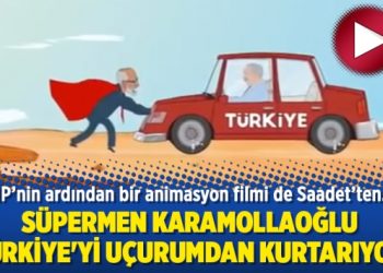 Süpermen Karamollaoğlu, Türkiye’yi uçurumdan kurtarıyor