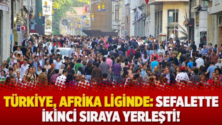 Türkiye, Afrika liginde: Sefalette ikinci sıraya yerleşti!