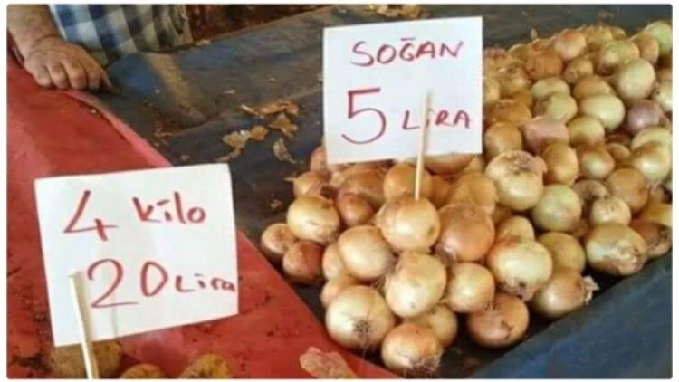 Patates ve soğan fiyatları rekor kırdı