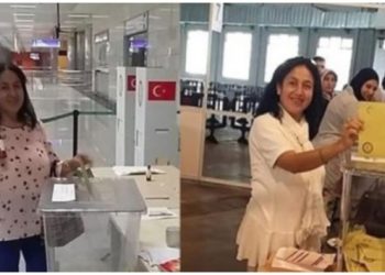 İki kez oy kullanırken fotoğraf paylaşan kadın gözaltına alındı