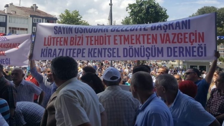 Üsküdar’da Özhaseki’ye tepki: Kirazlıtepe’ye dokunma