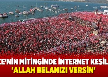 Muharrem İnce’nin mitinginde internet kesildi: ‘Allah belanızı versin’